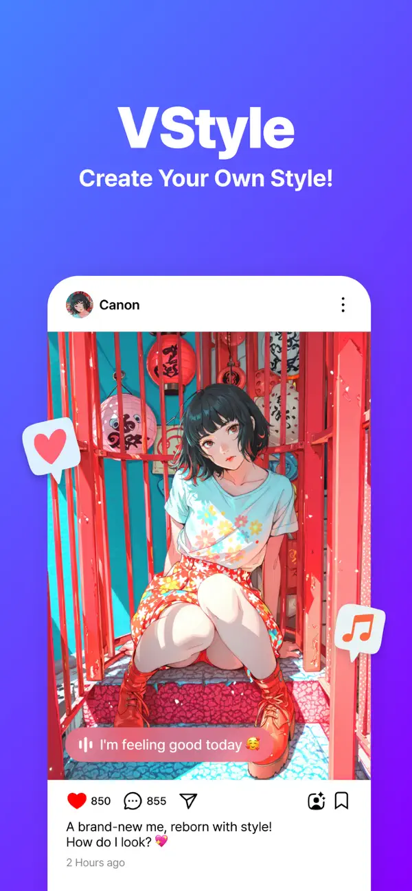 #3. AOi V: AI Filter, Anime Social (iOS) 作者: Supergene Inc.