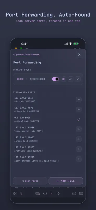 QuickTUI: AI Agent Terminal screenshot 5 of 10