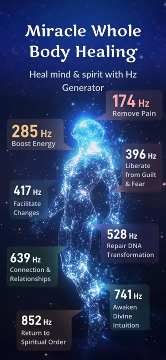 Healing Frequency Sleep Sounds: Screenshot 3 von 9