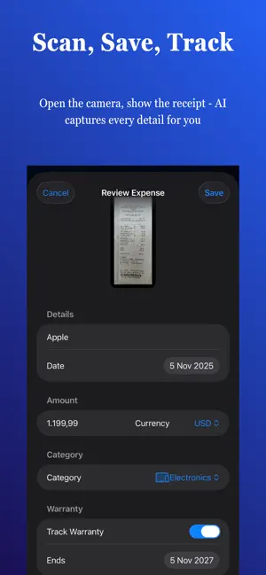 Trackify Expenses screenshot 2