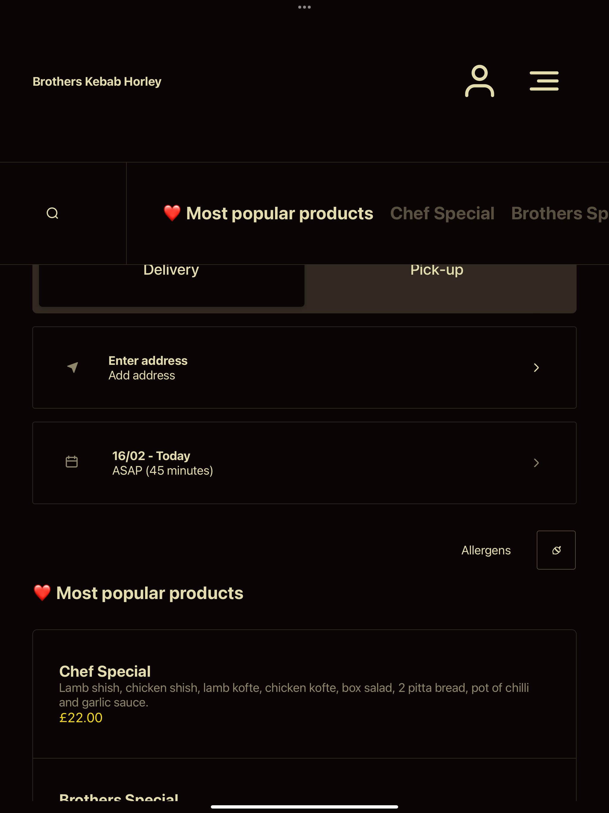 Brothers Kebab Horley screenshot 7