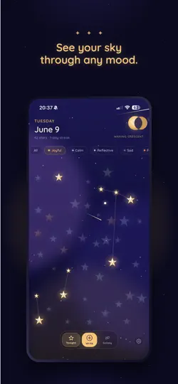 Screenshot von Stellar: Mood Journal & Stars auf dem iPhone 3