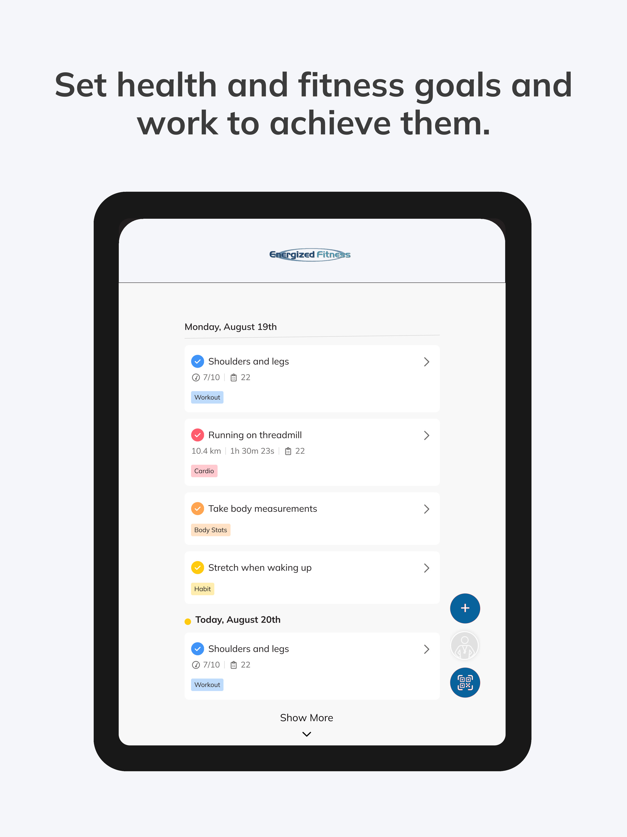 Energized Fitness screenshot 10