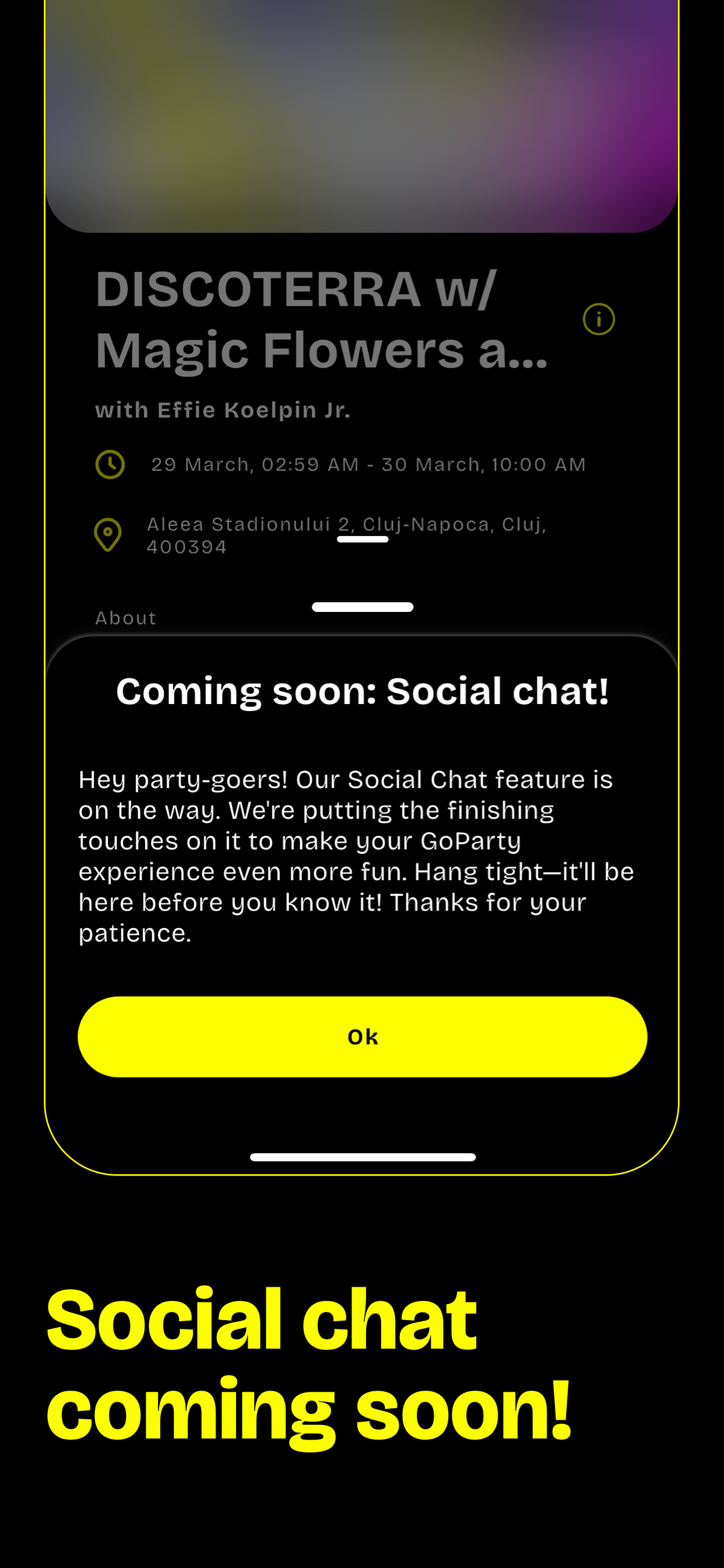 GoParty: Ticketing & Social