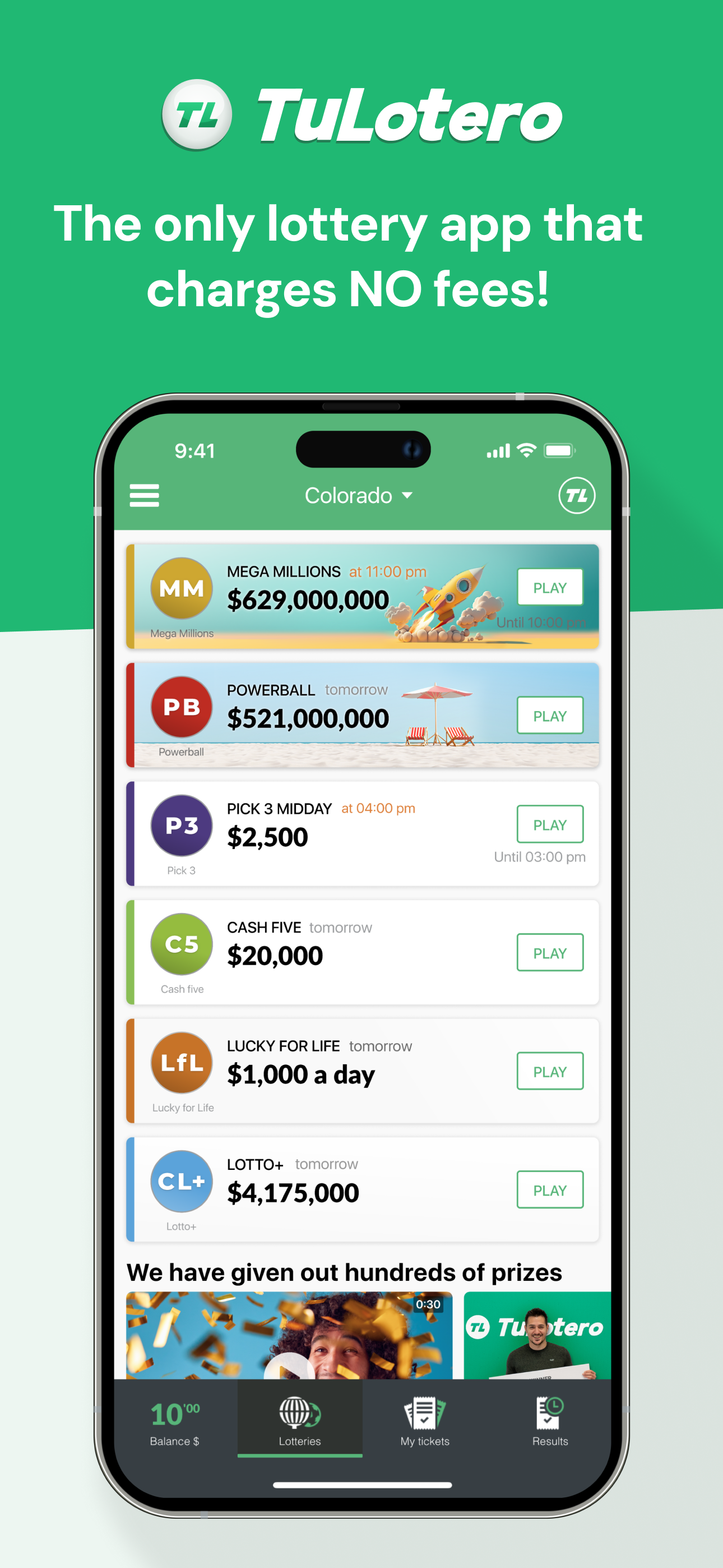 TuLotero Lottery App