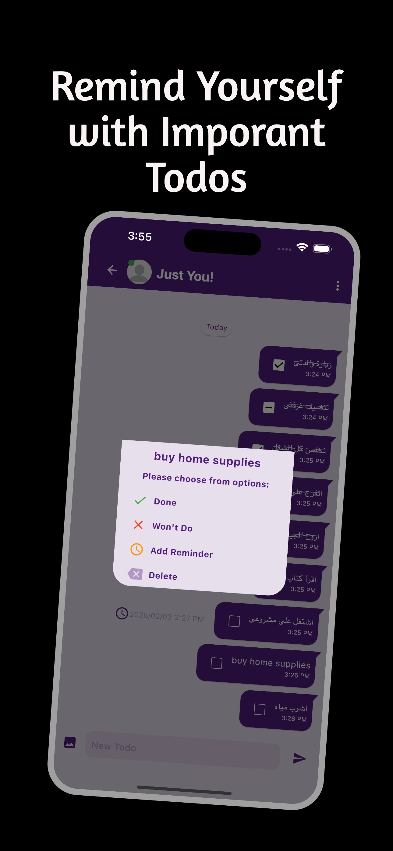 Matensash - To Do List by Chat screenshot 5