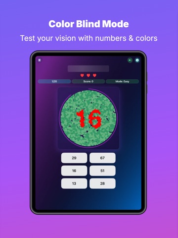 EyeSight Challenge: Focus Game iPad screenshot