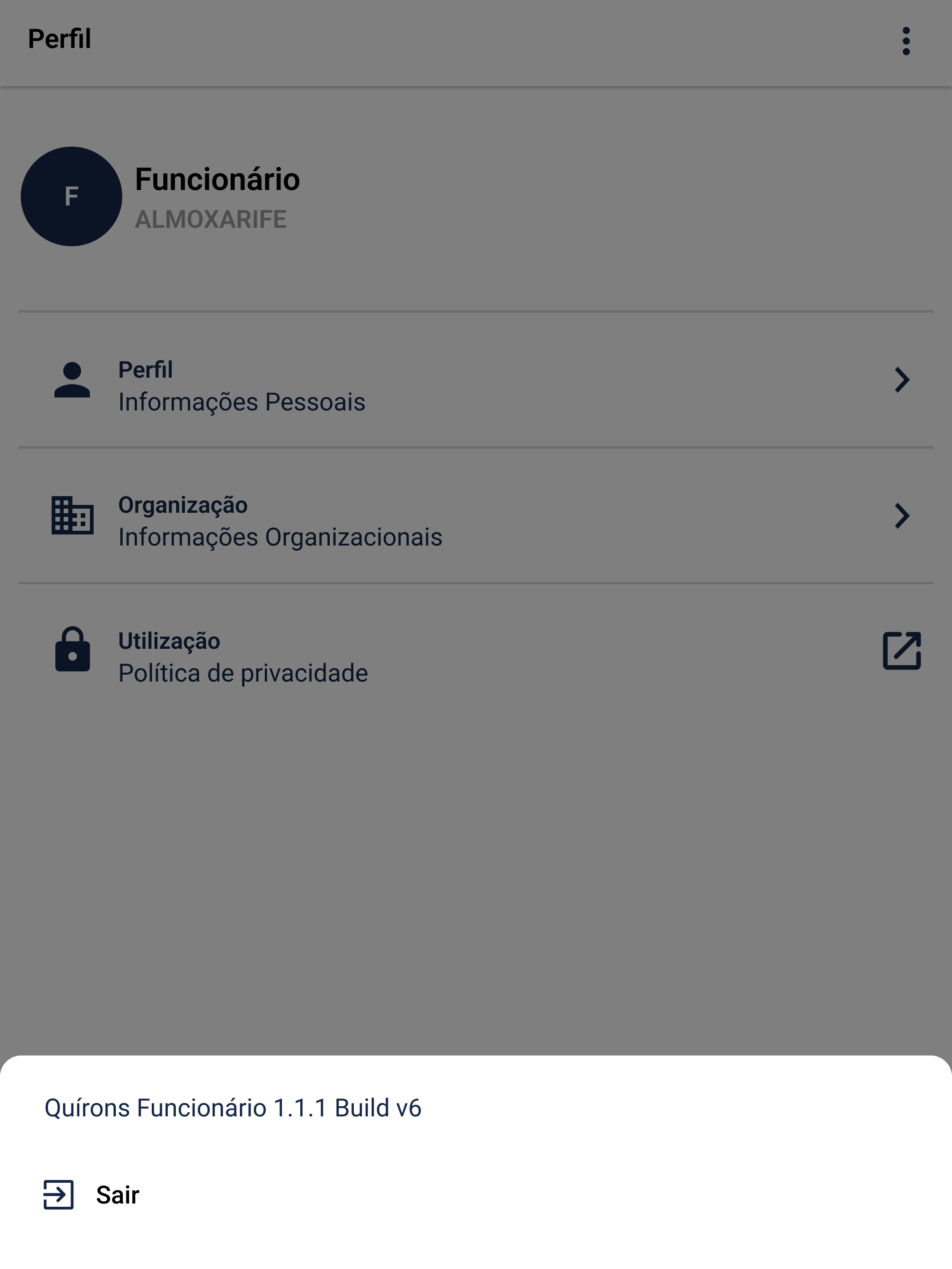 Quírons Funcionário