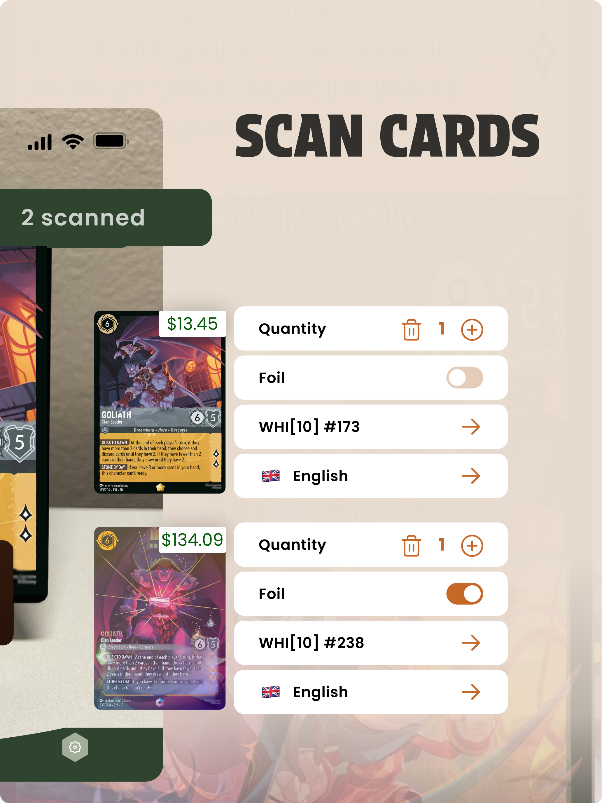 Lorcery: Lorcana Card Scanner