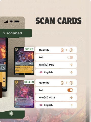 Lorcana Card Scanner: Lorcery iPad screenshot