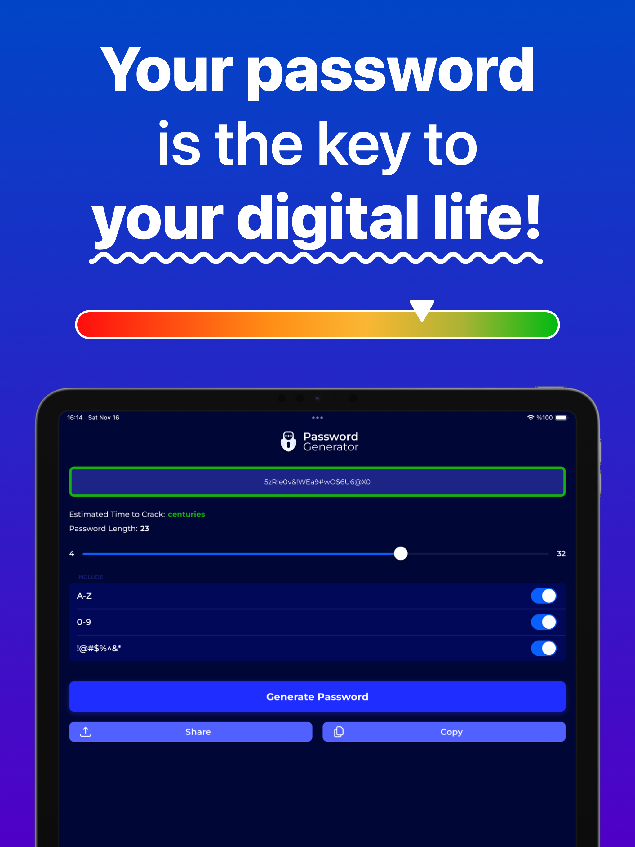 Password Generator App # screenshot 5