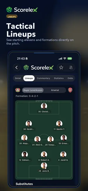 Scorelex: Live Scores screenshot 4