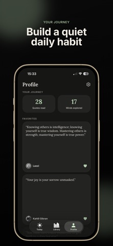 Adage: Daily Quotes & Wisdom iPhone screenshot