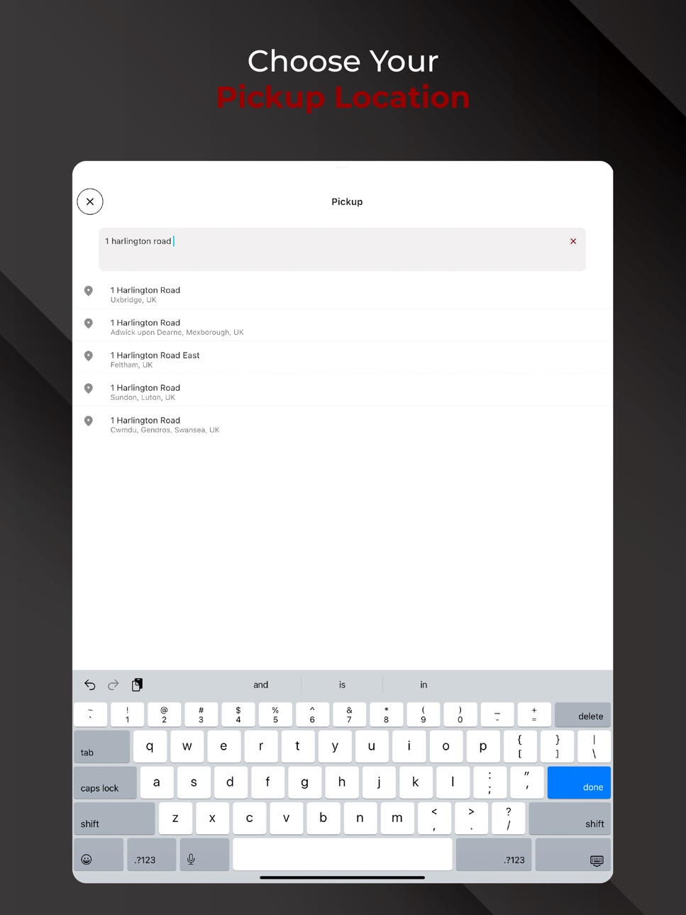iPad screenshot
