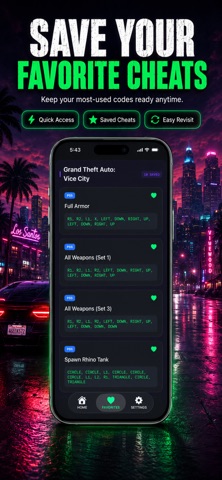 All Cheat Codes for GTA Games Screenshot 3 of 5