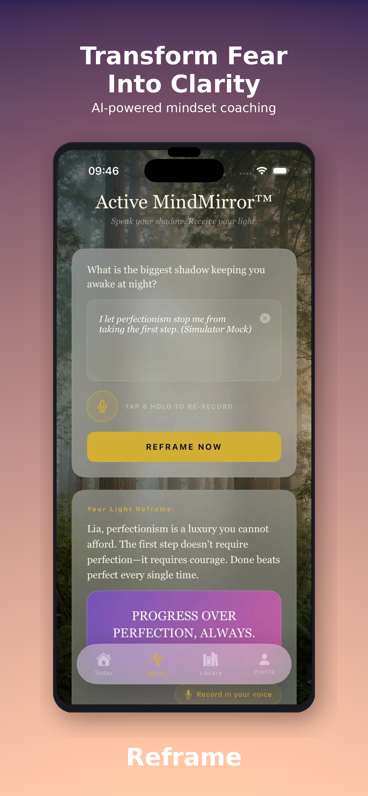 Mindset Coach: Reframe screenshot 4