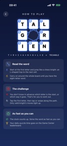 Knight Hop: Word Puzzle screenshot