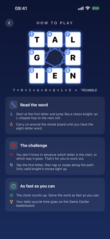 Knight Hop: Word Puzzle screenshot