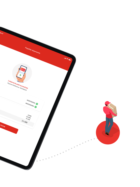 Aramex ارامكس iPad screenshot 5 - Business app