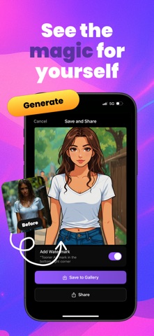 CartoonAI GPT iPhone screenshot