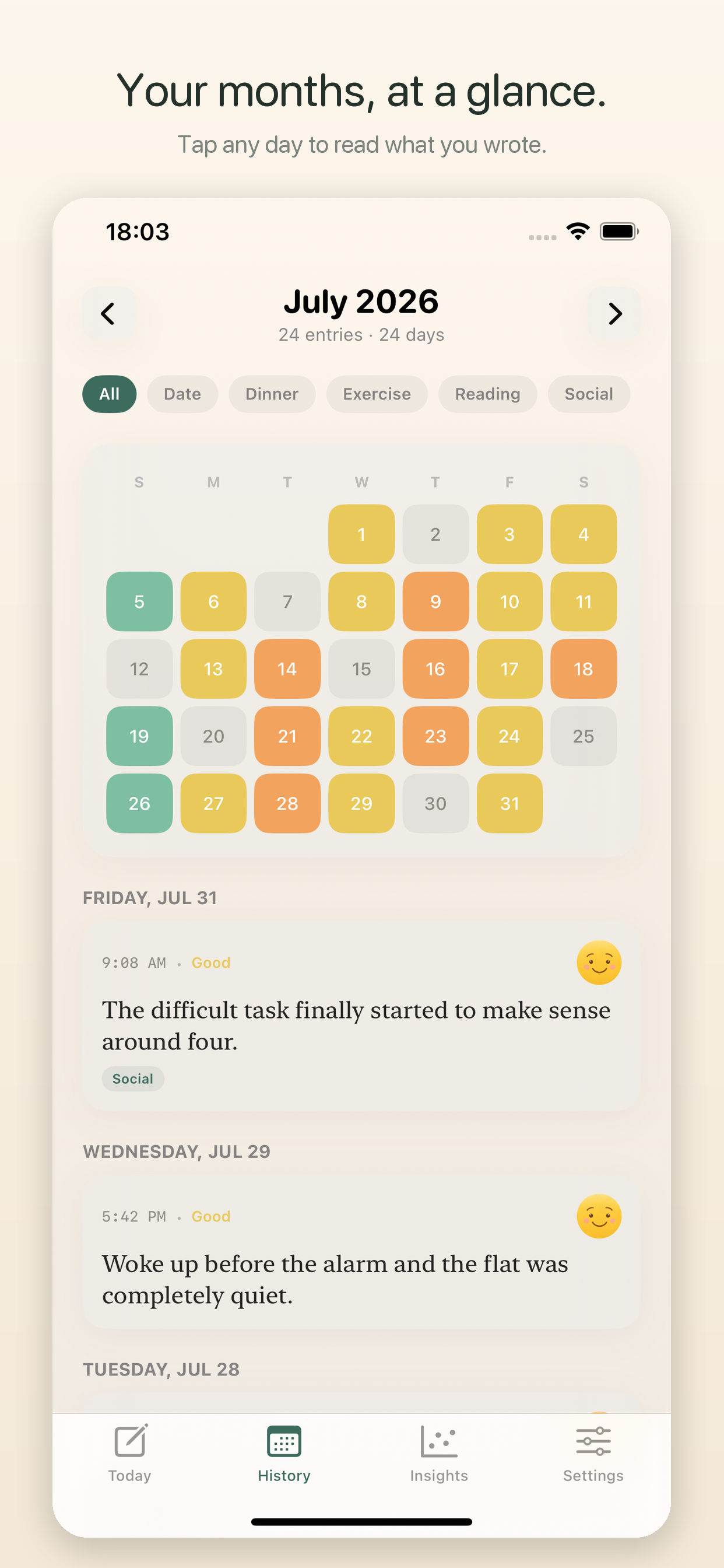 DayDot: Journal, Diary & Notes screenshot 3