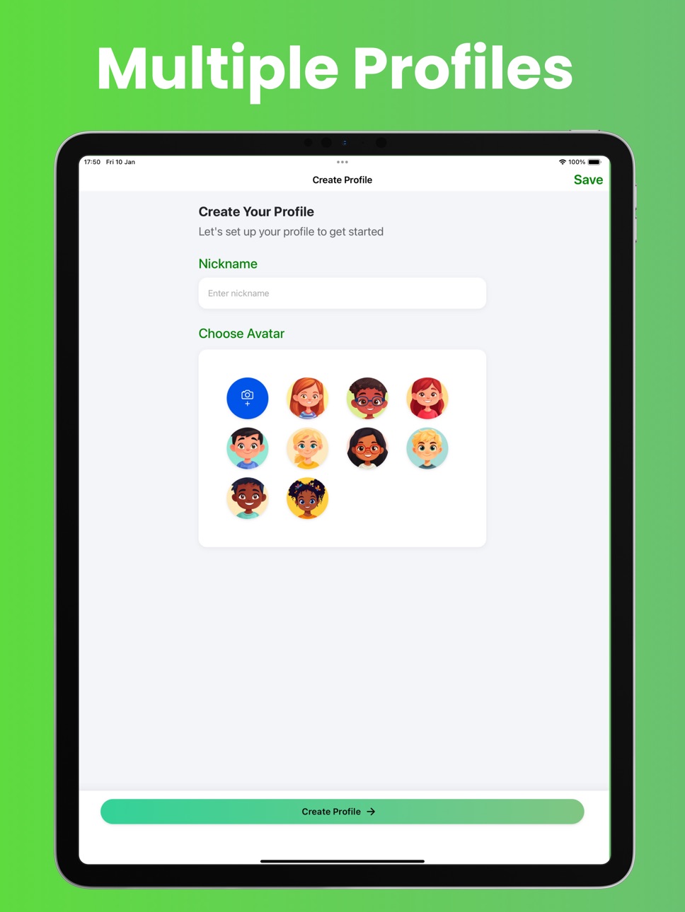iPad screenshot