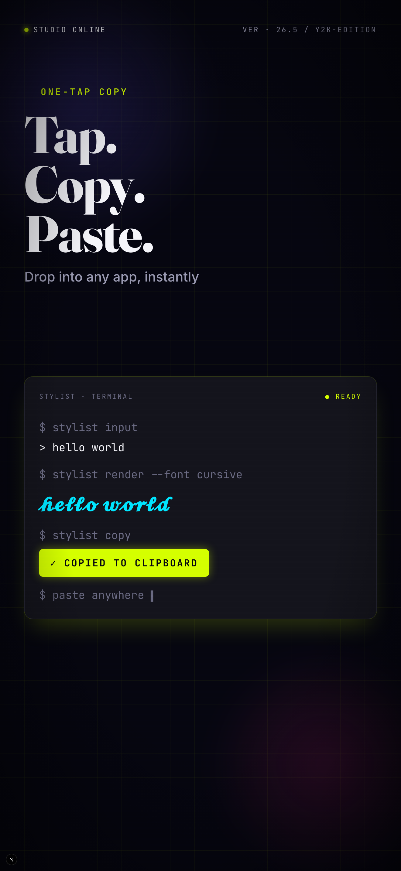 Fonts: Fancy & Stylish Text