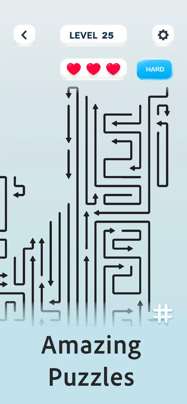 Screenshot #2 pour Arrow Puzzle: Tap Escape Game
