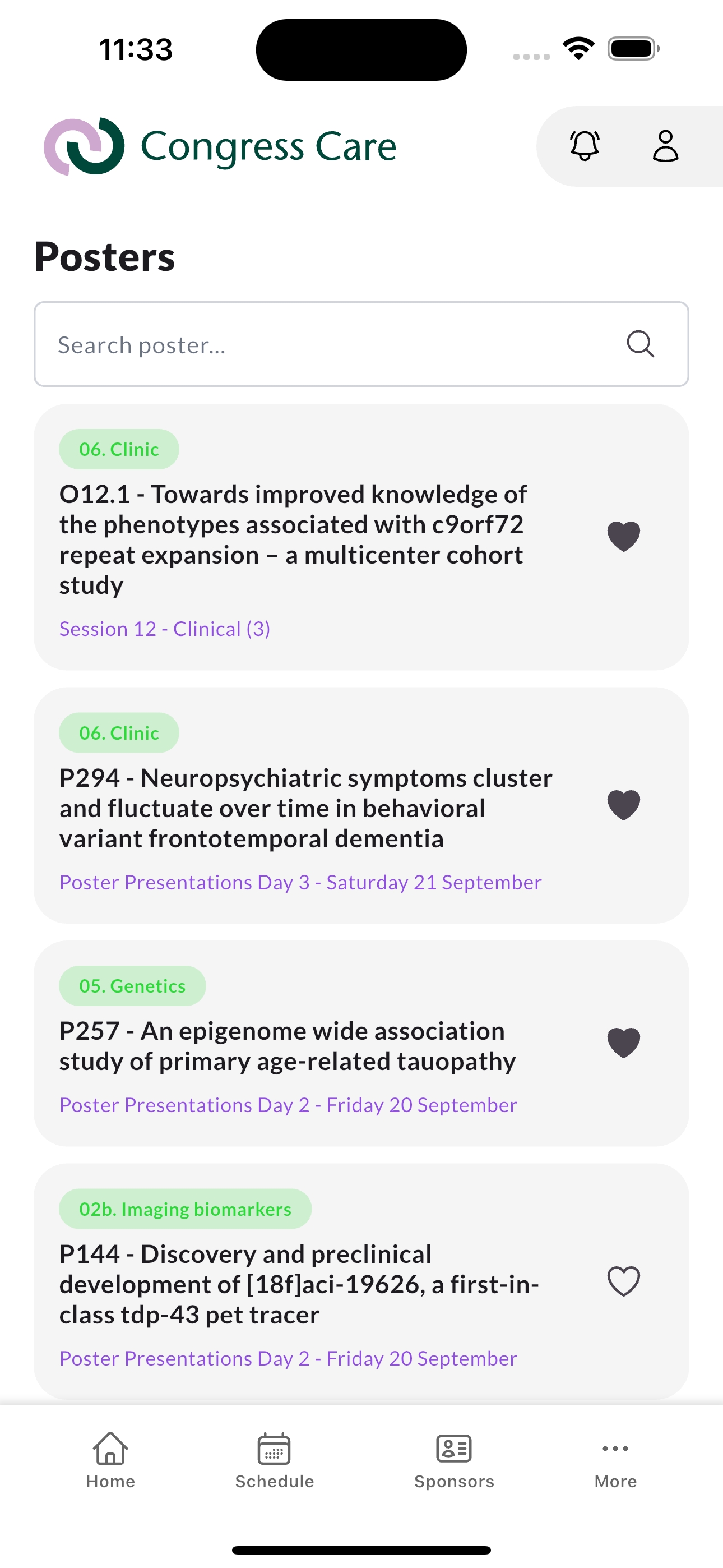 Congress Care - Eventmanager screenshot 3