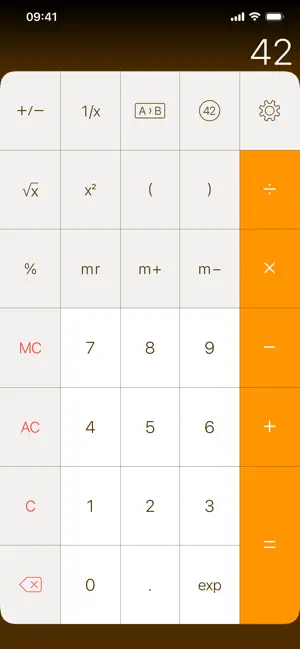 PCalc Lite screenshot 1