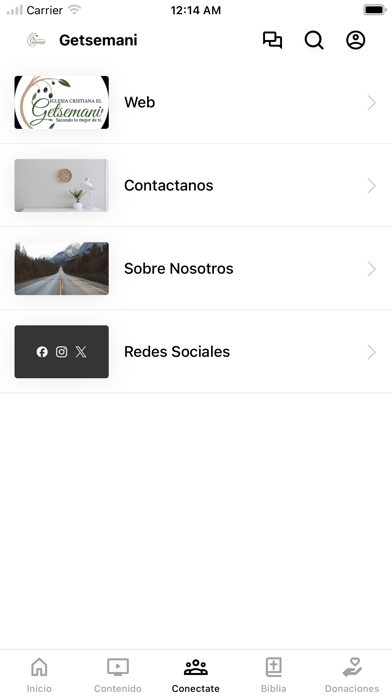 App screenshot
