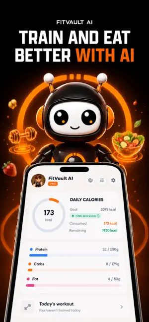 FitVault AI: Workout & Meal screenshot 1