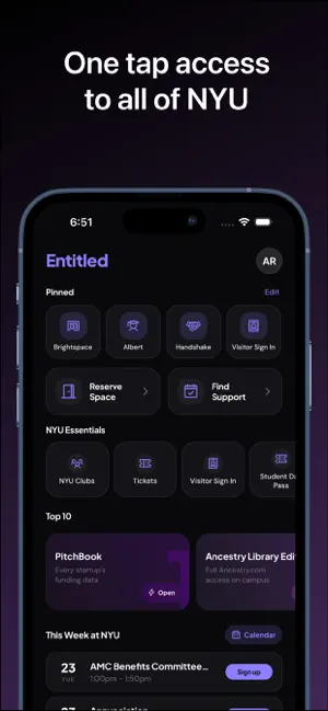 Entitled NYU screenshot 1