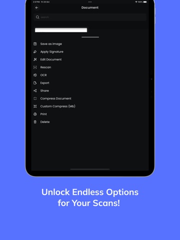Document Scanner: Doc PDF ID iPad screenshot