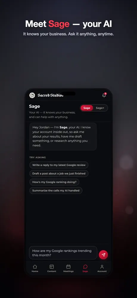 Sacred Studios Portal screenshot 4