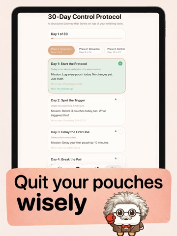 PouchOut - Quit Zyn iPad screenshot