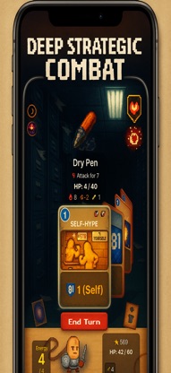 Thumbwarrior: 1-Thumb Card RPG screenshot 3