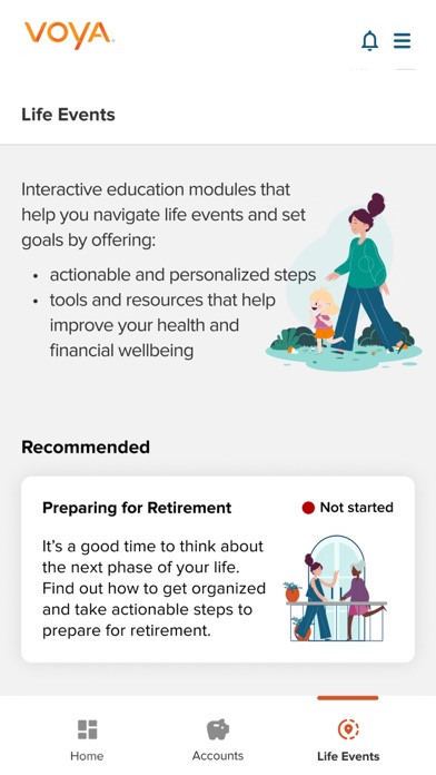 Voya iPhone screenshot 6 - Finance app