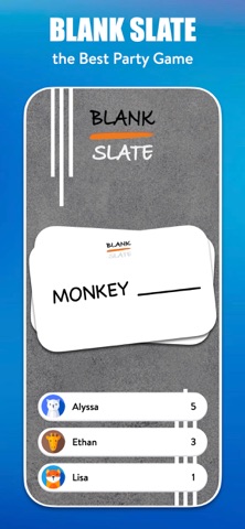 Blank Slate - Party Word Game iPhone screenshot