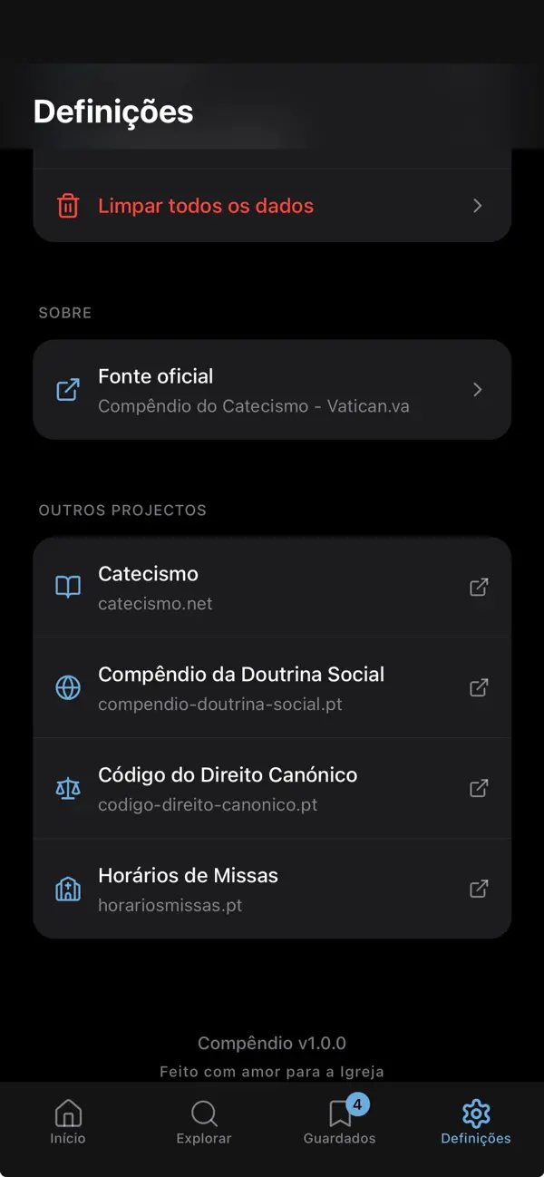#5. Compêndio (iOS) Ved: paulo fontes