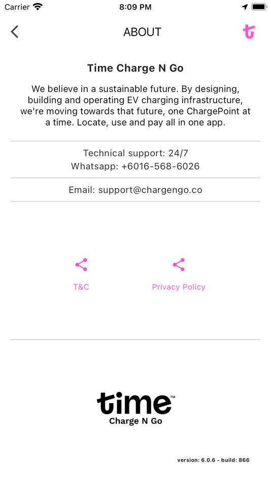 #4. Time Charge N Go (iOS) Podle: Saascharge Inc