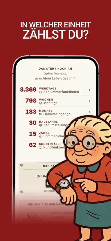 Renten Countdown by Turbo-Oma screenshot 2 of 7
