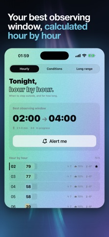 Norya: Aurora Forecast Alert Screenshot 3 of 6
