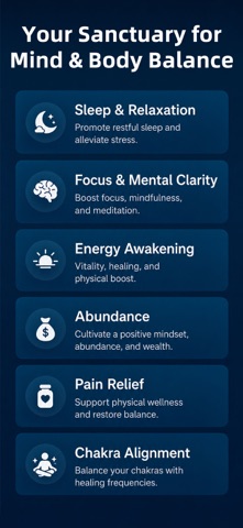 Solfeggio: Healing Frequencies iPhone screenshot