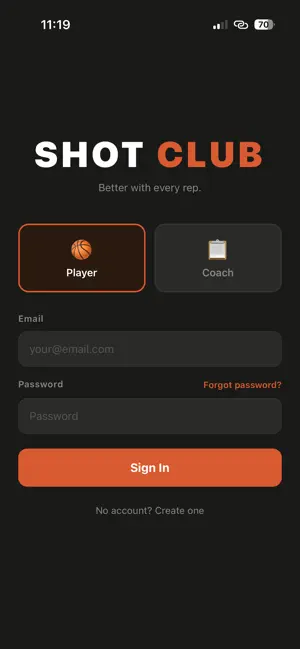 Shot Club - Basketball Tracker screenshot 1