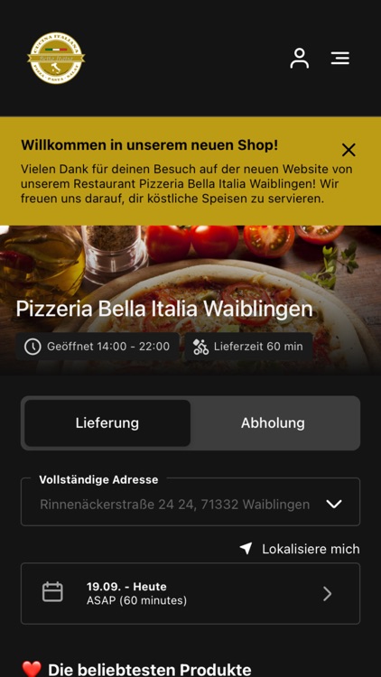 Bella Italia Pizzeria