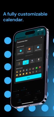 Dots - Habit & Mood Tracker Screenshot 2 of 5