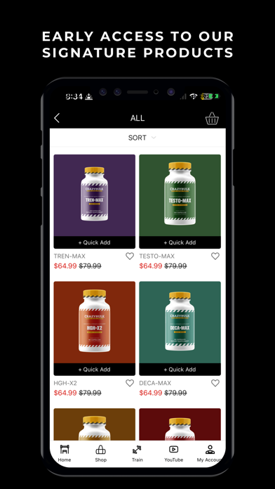 CrazyBulk Screenshot