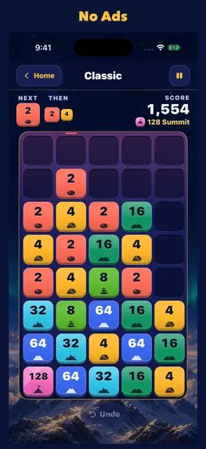 Upward: Number Merge Puzzle screenshot 1