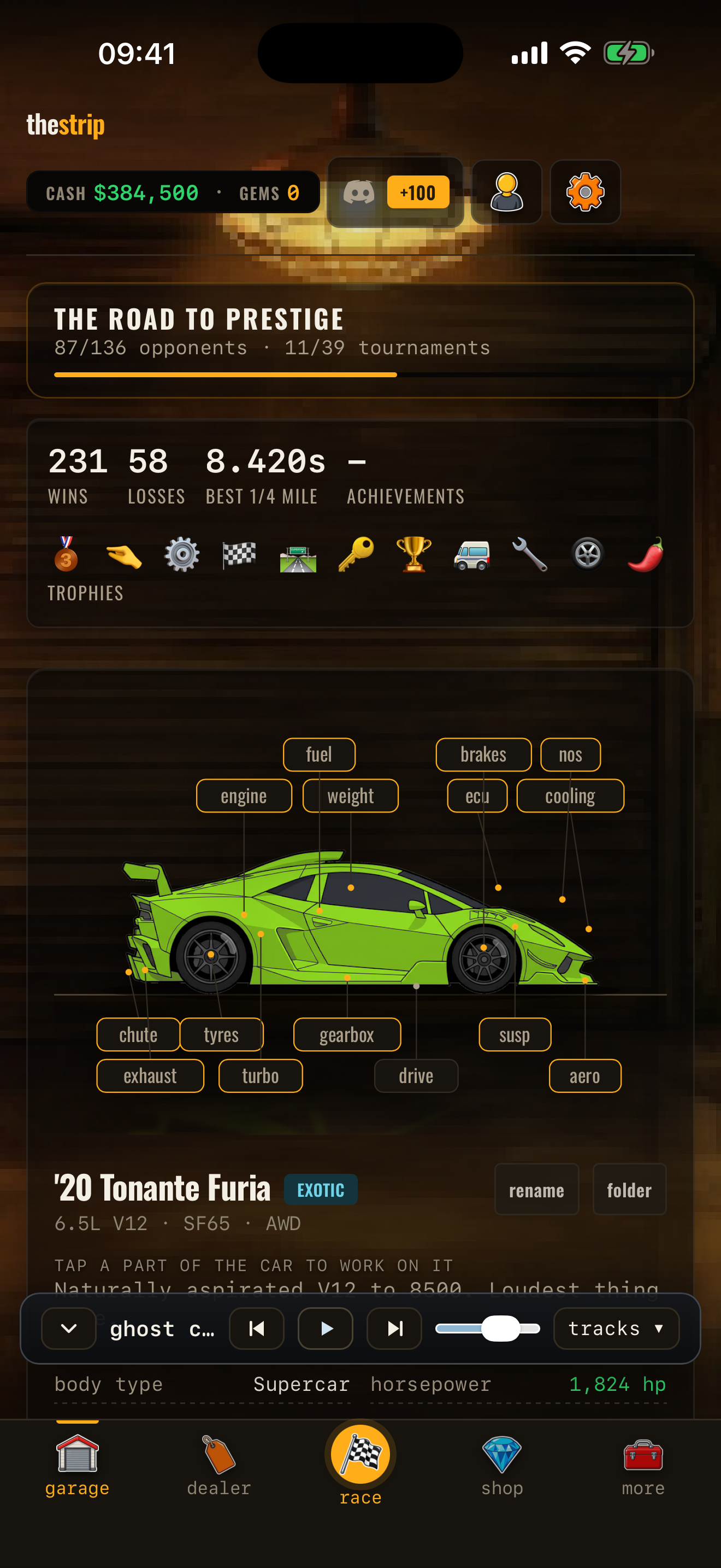 the strip - drag racing game